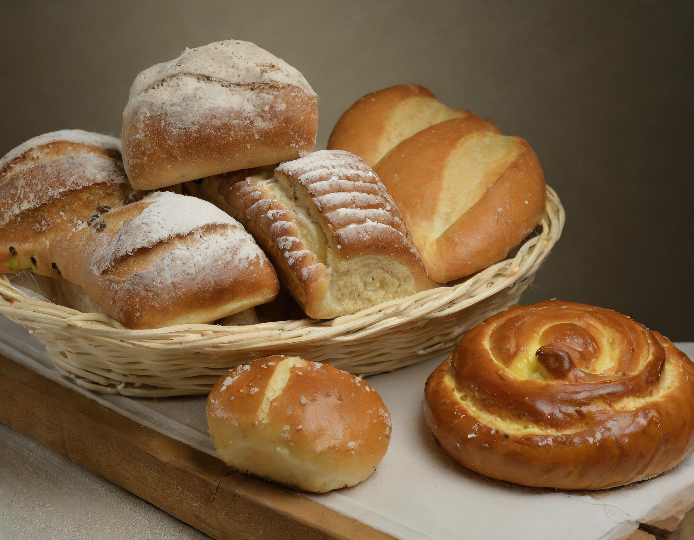 Frisches, duftendes Brot aus der Backstube.